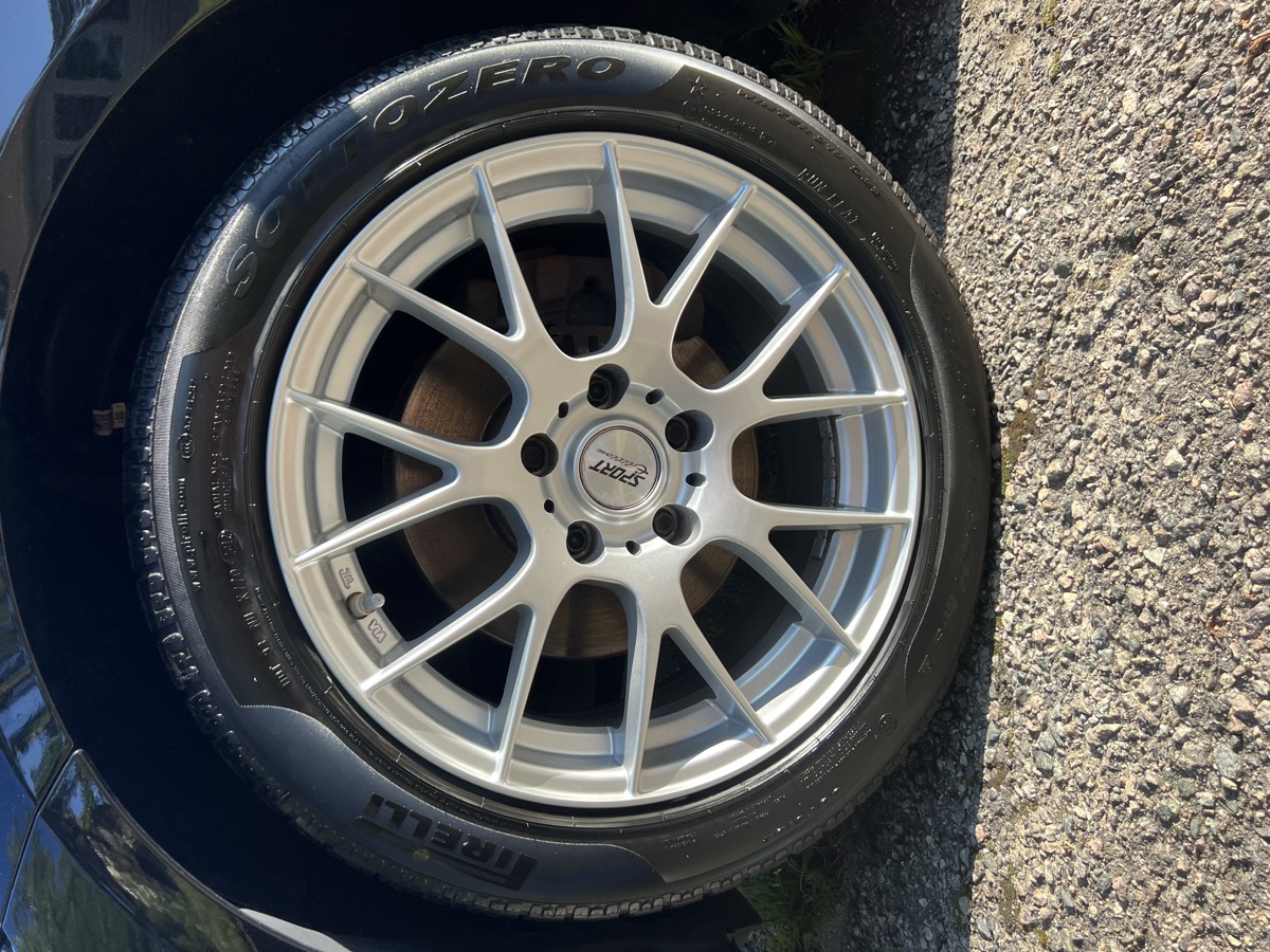 After — BMW wheel