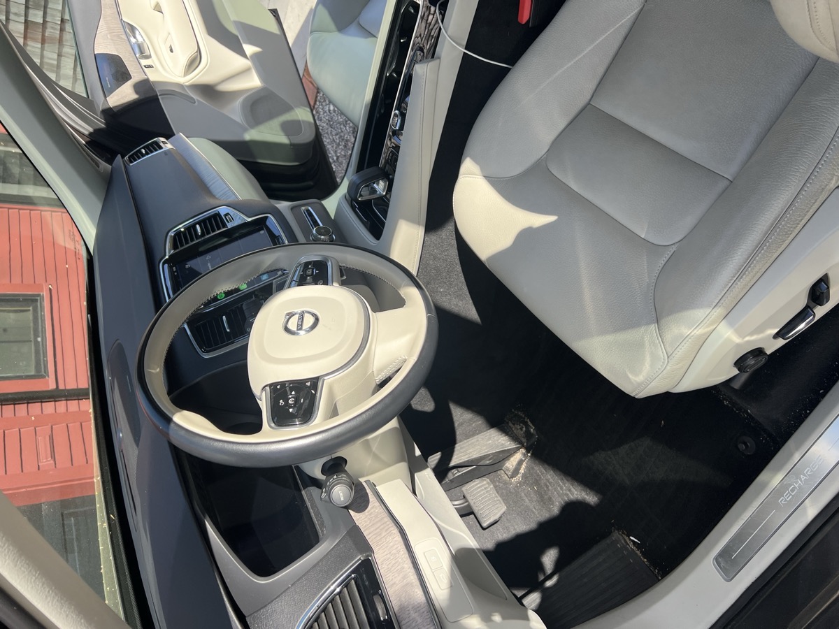 Before — Volvo interior